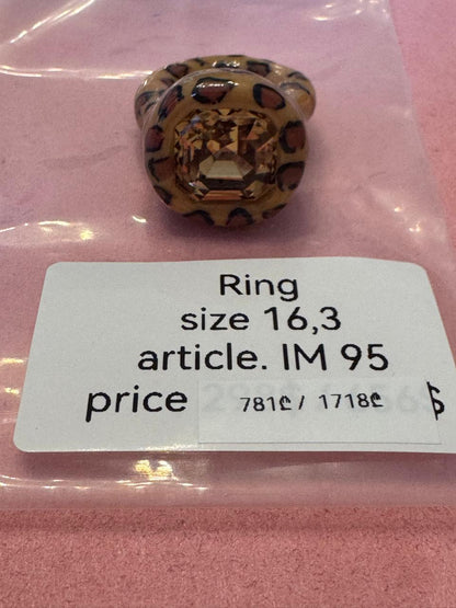 Lili archive leopard ring with different stones