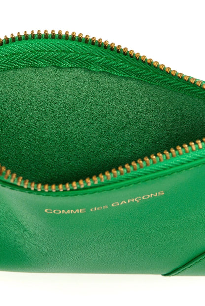 Medium Leather Puoch Green