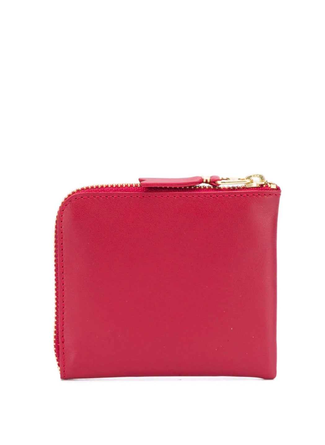 Wallet with Side Zip Burgundy