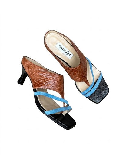 Strappy Heeled Sandals