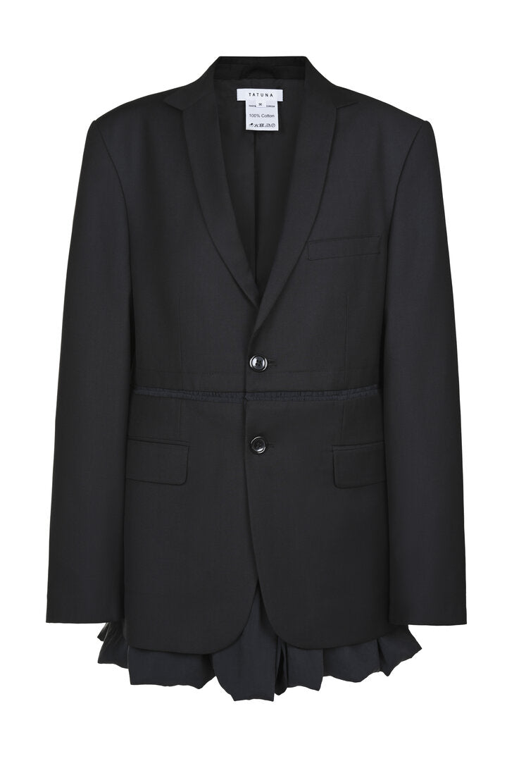 Slim-fit Blazer with a silk trim