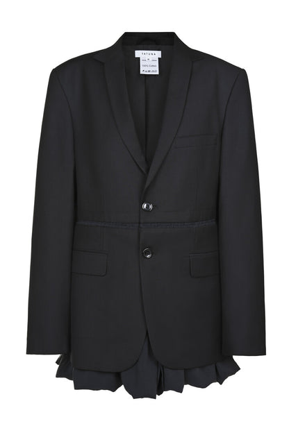 Slim-fit Blazer with a silk trim