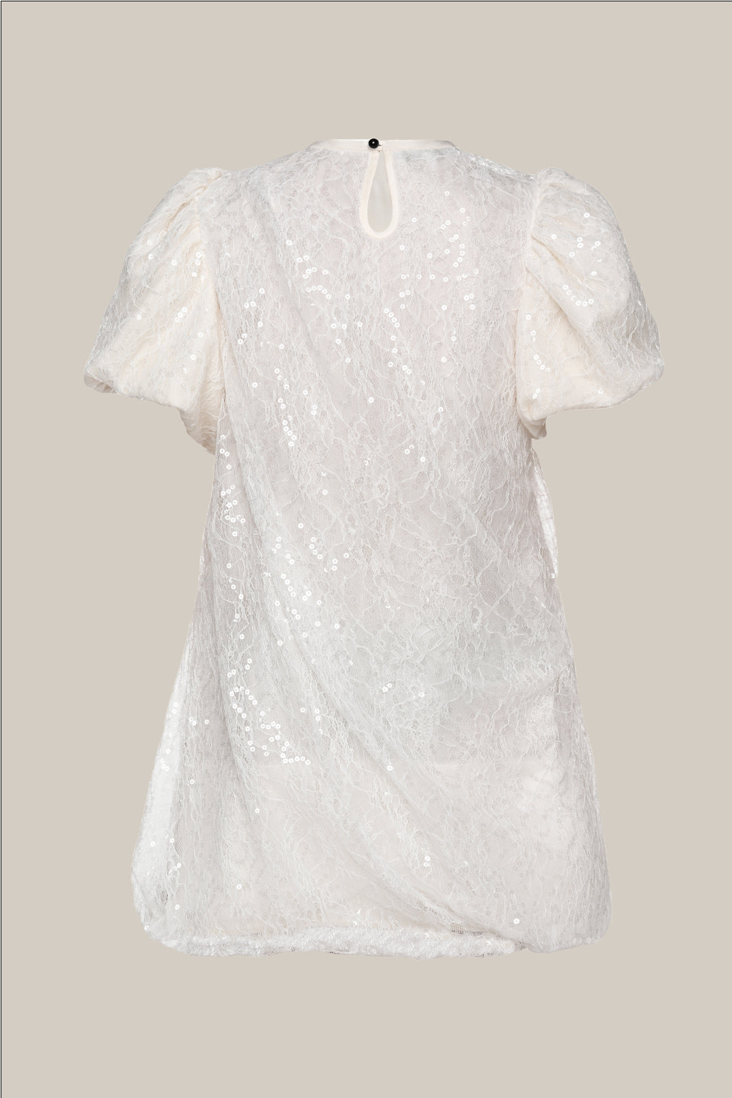 SEQUINED BUBBLE MINI DRESS