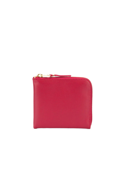 Wallet with Side Zip Burgundy