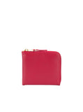 Wallet with Side Zip Burgundy