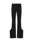 Suede Pants w Geometric Ending