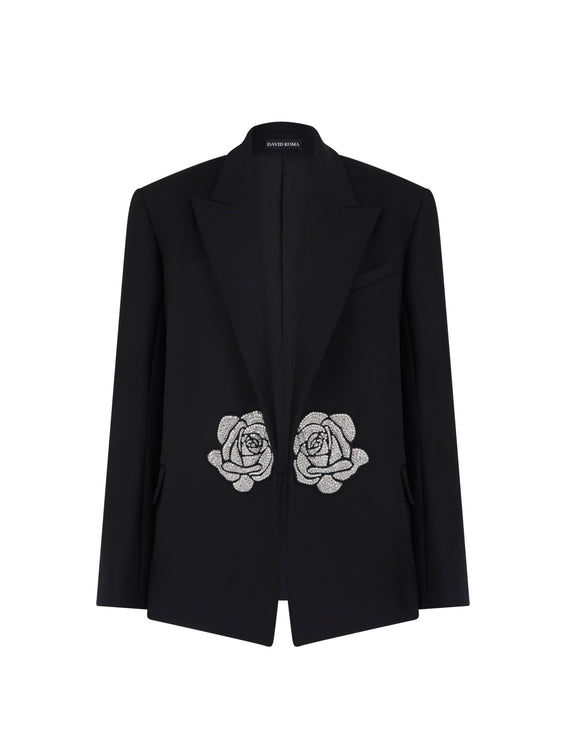 CRYSTAL ROSE TAILORED JACKET