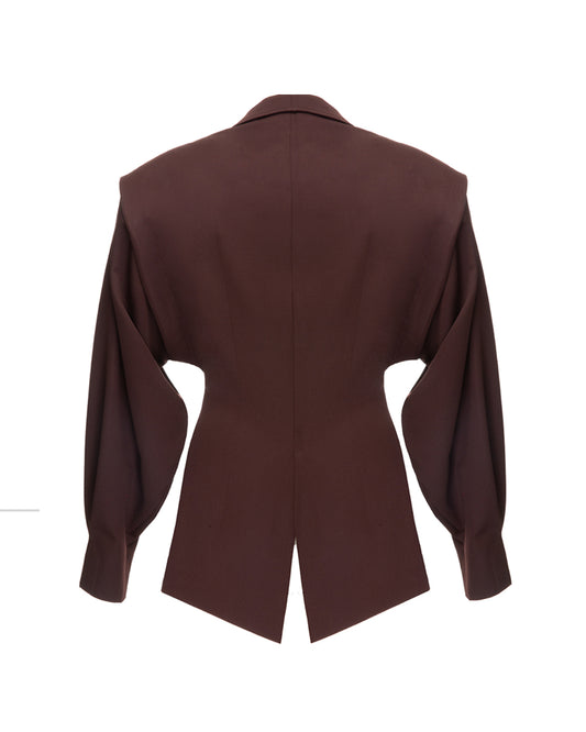 Burgundy Blazer