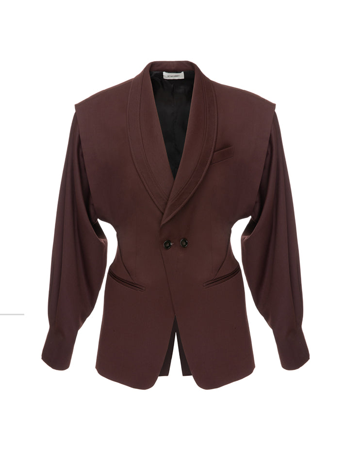 Burgundy Blazer
