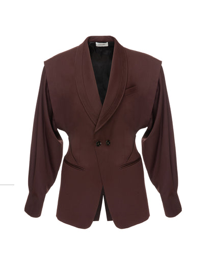 Burgundy Blazer