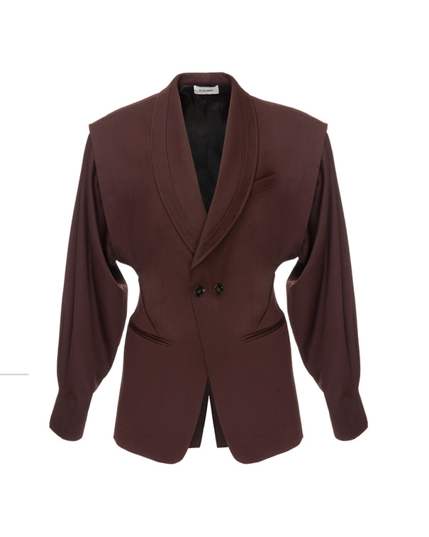 Burgundy Blazer