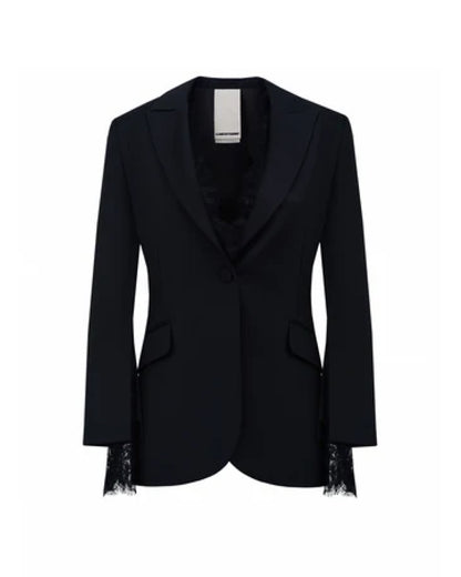 Blazer With Lace