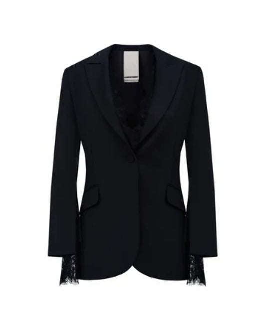 Blazer With Lace