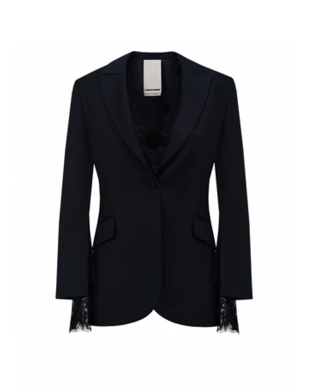 Blazer With Lace