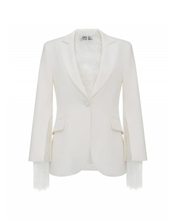 Blazer With Lace