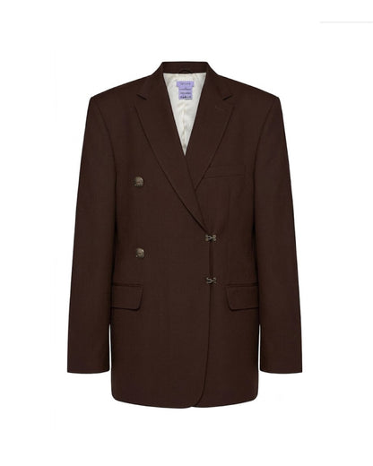 Oversize Blazer With Hooked Buttons