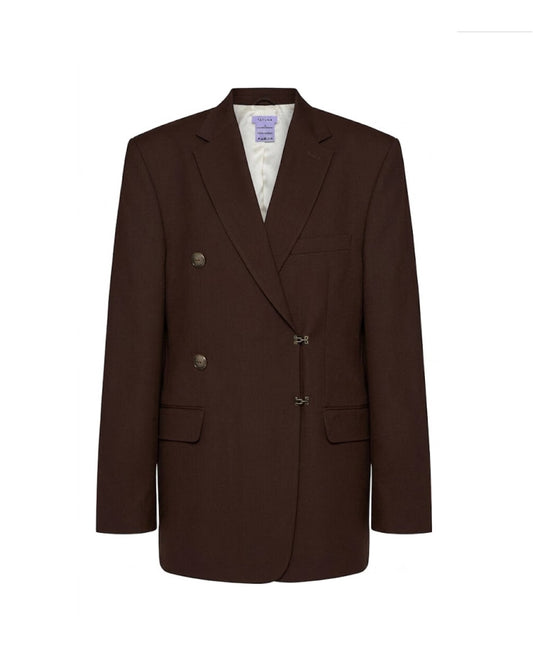 Oversize Blazer With Hooked Buttons