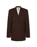 Oversize Blazer With Hooked Buttons