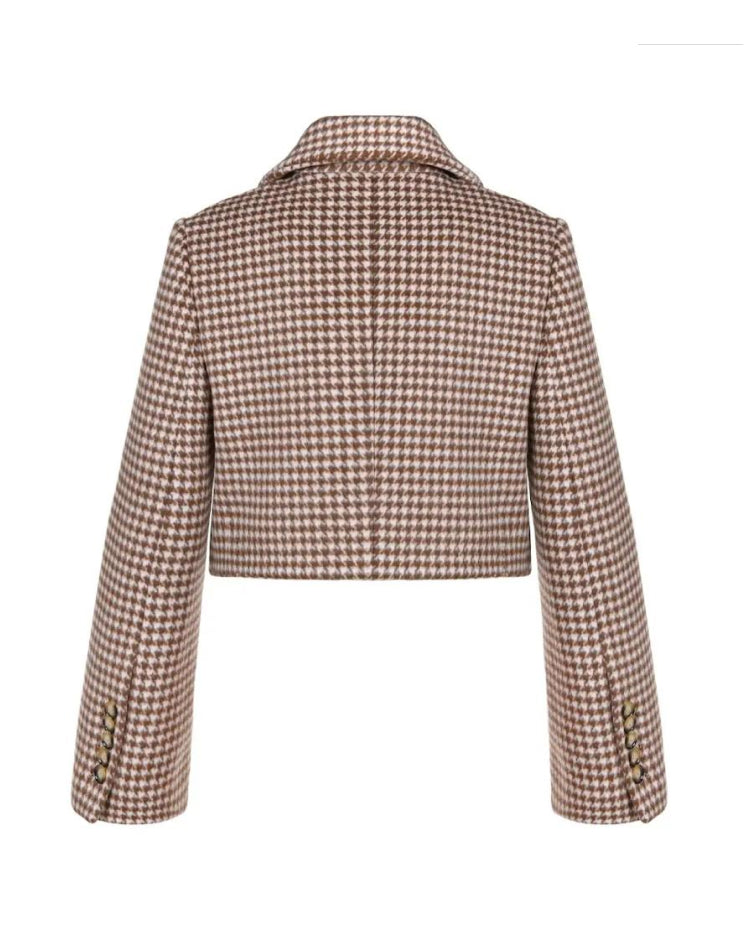 Wool "Houdstooth" Jacket