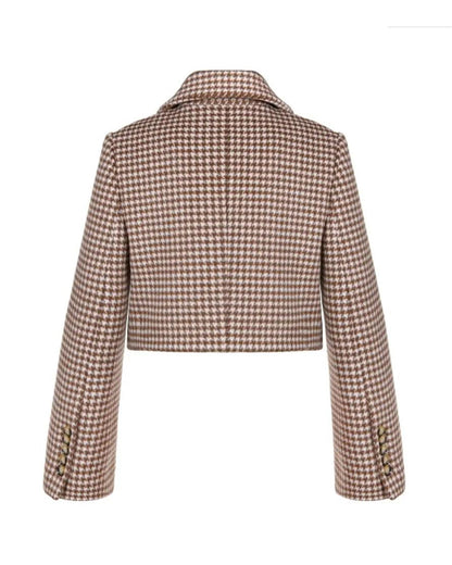 Wool "Houdstooth" Jacket