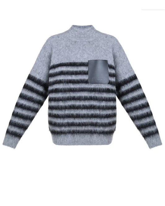 Striped Alpaca Sweater