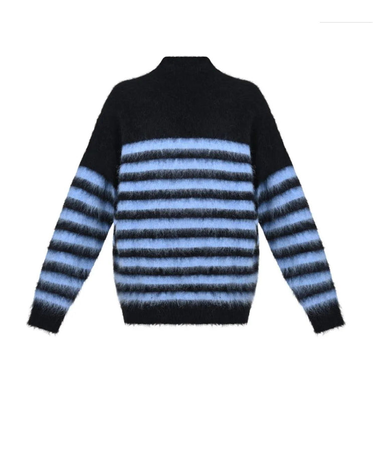Striped Alpaca Sweater