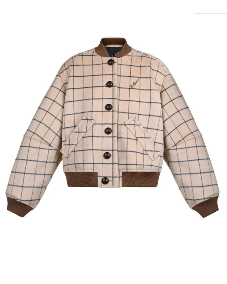 Wool Geometric Bomber