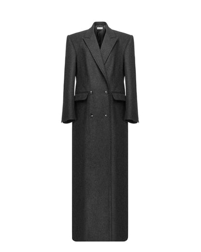Grey Cashmere Coat