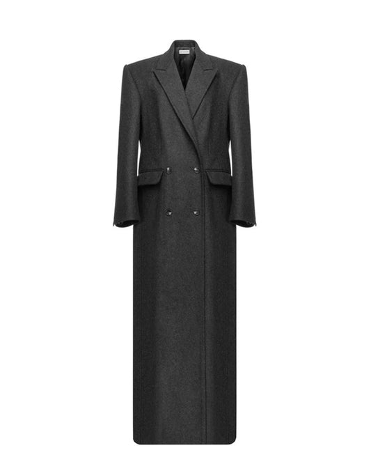 Grey Cashmere Coat