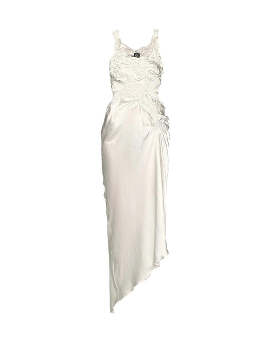 Markiza Paisley Silk Dress
