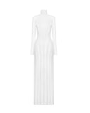 White Viscose Dress
