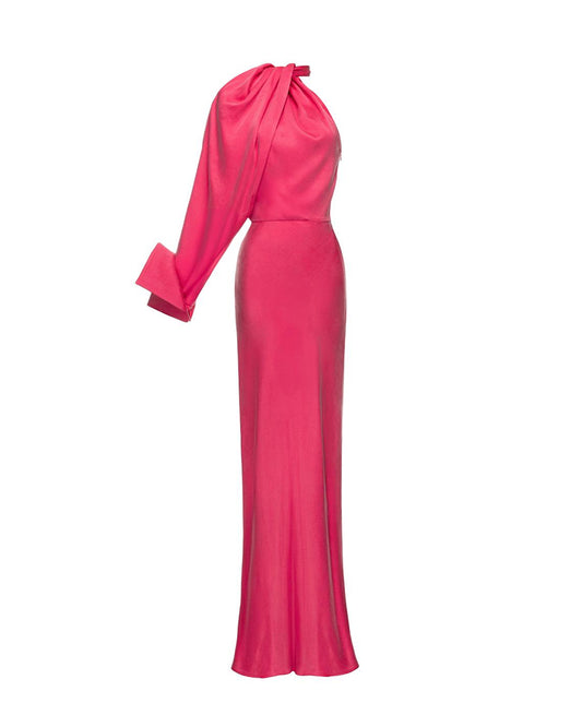 Off-Shoulder Drape Dress