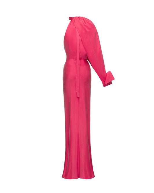Off-Shoulder Drape Dress