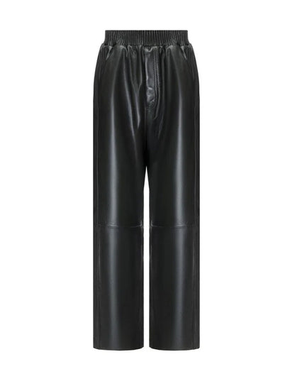 Green Leather Pants