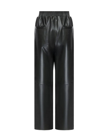Green Leather Pants