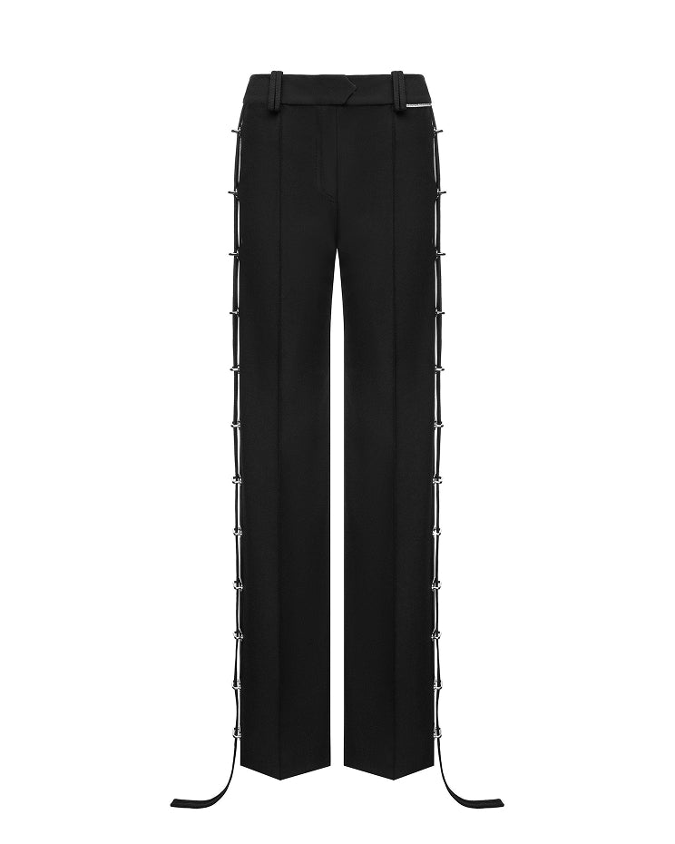 Metal Detail Pants