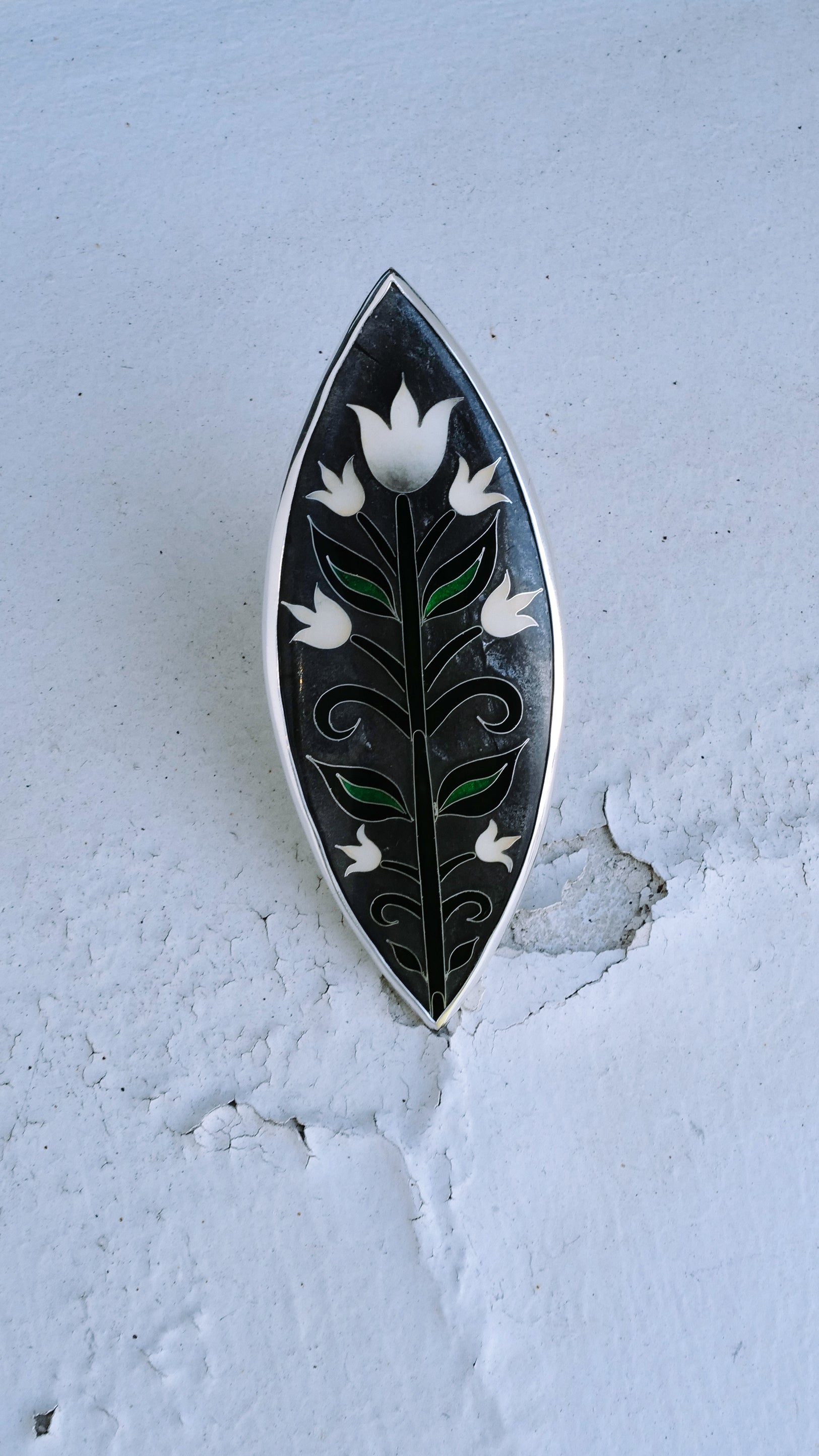 Midnight bloom ring