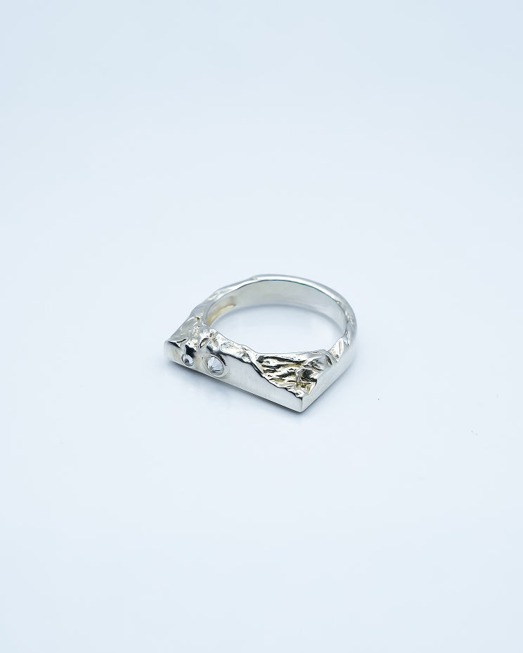 Ring Cliff w Mossanite