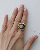 The "Watcher" Enamel Statement Ring