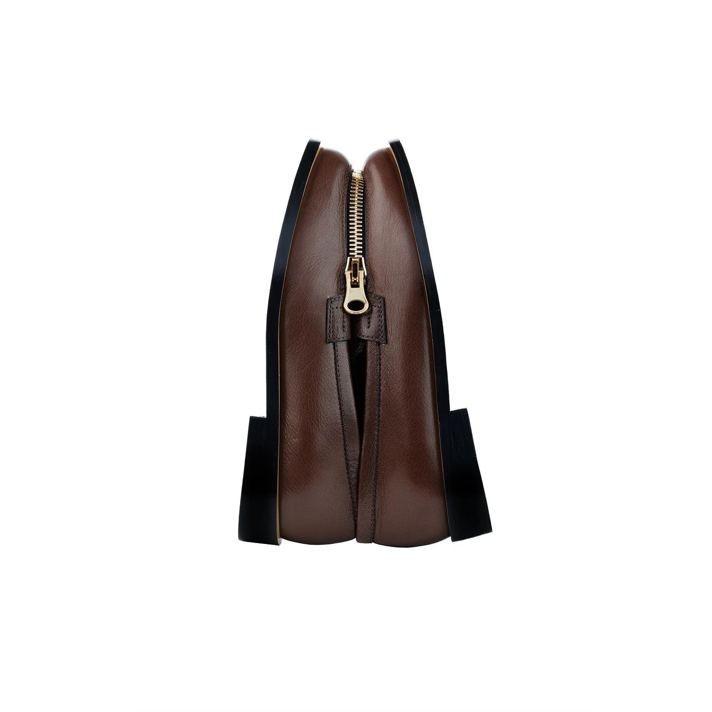 Grainy Brown leather mocassin