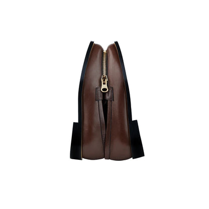 Grainy Brown leather mocassin