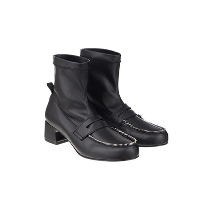 black vegan boots
