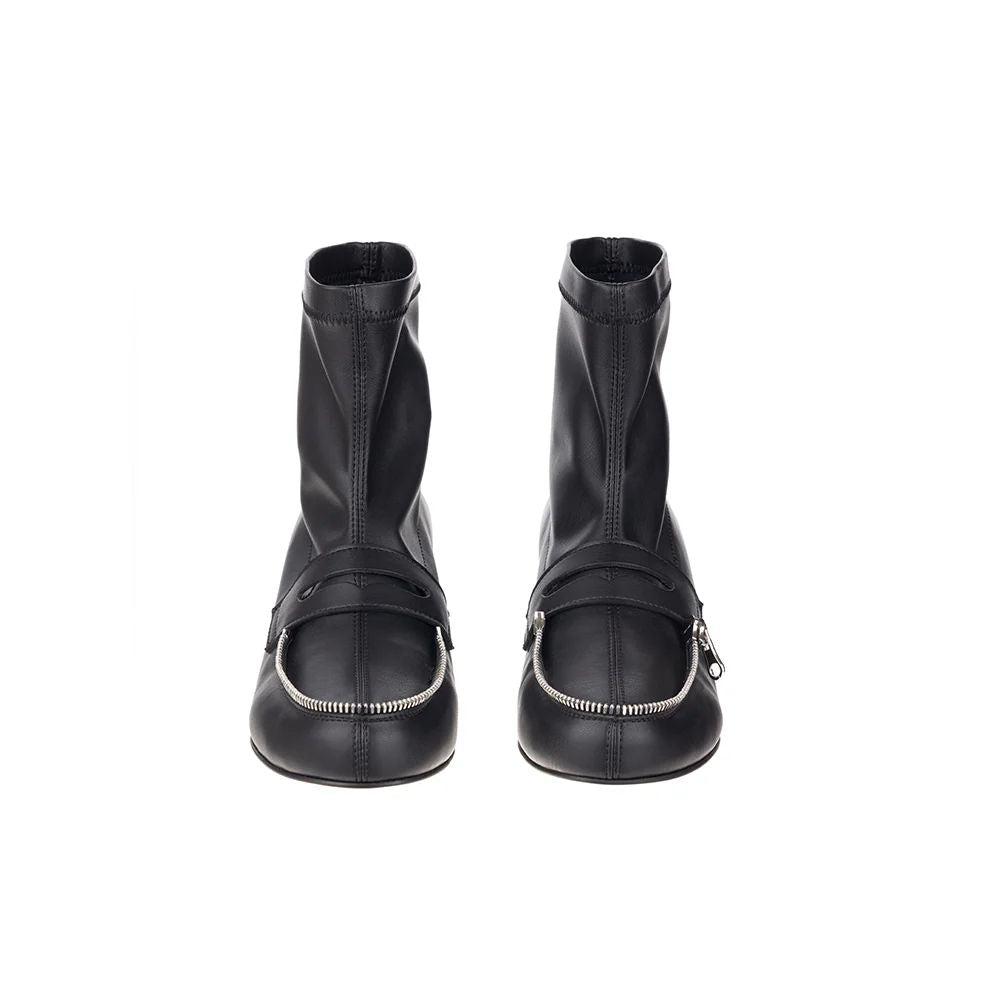 black vegan boots