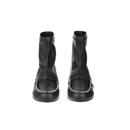 black vegan boots