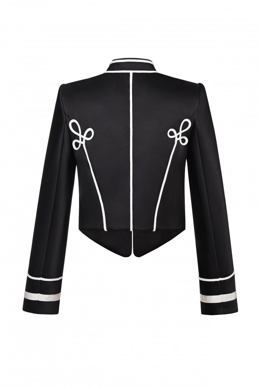 EMBELLISHED CADET JACKET