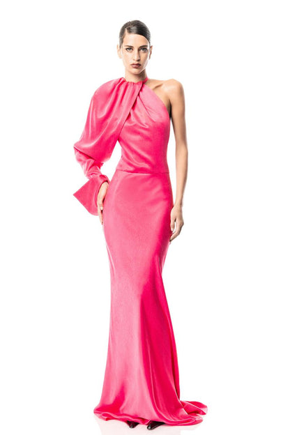 Off-Shoulder Drape Dress