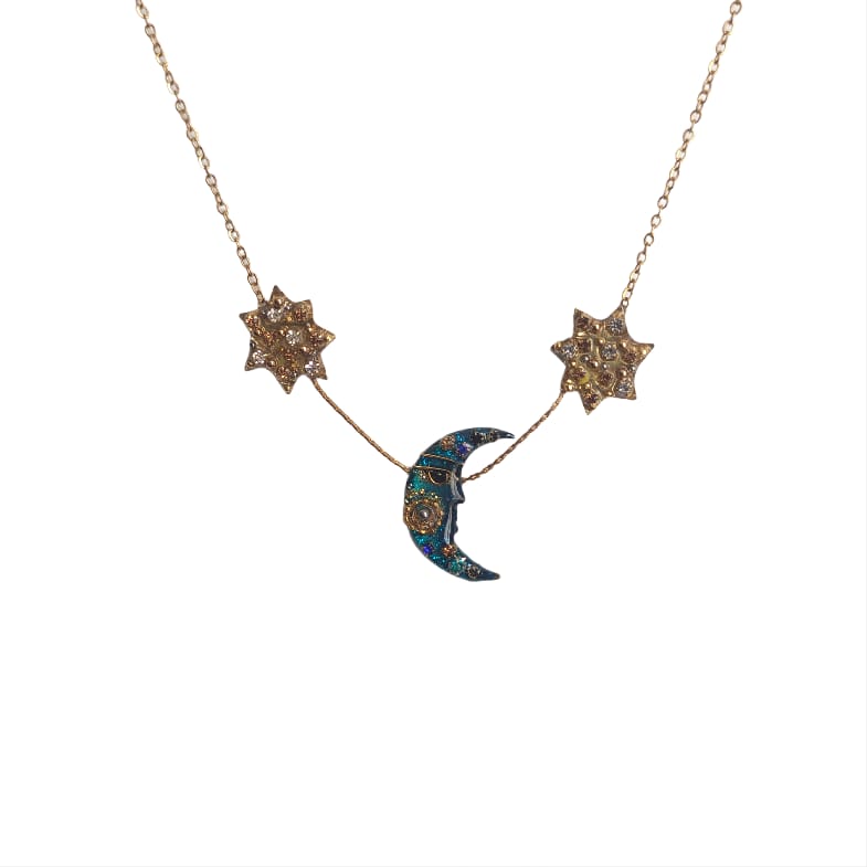 Moon & Stars Necklace