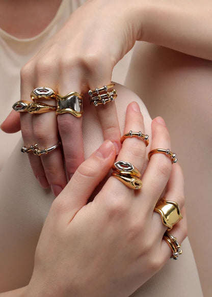 Rhodium Ring