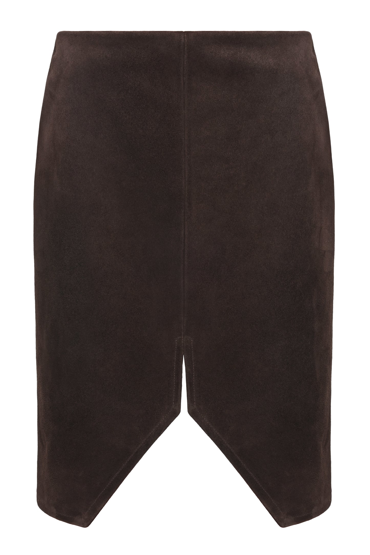 Suede Skirt With Slits
