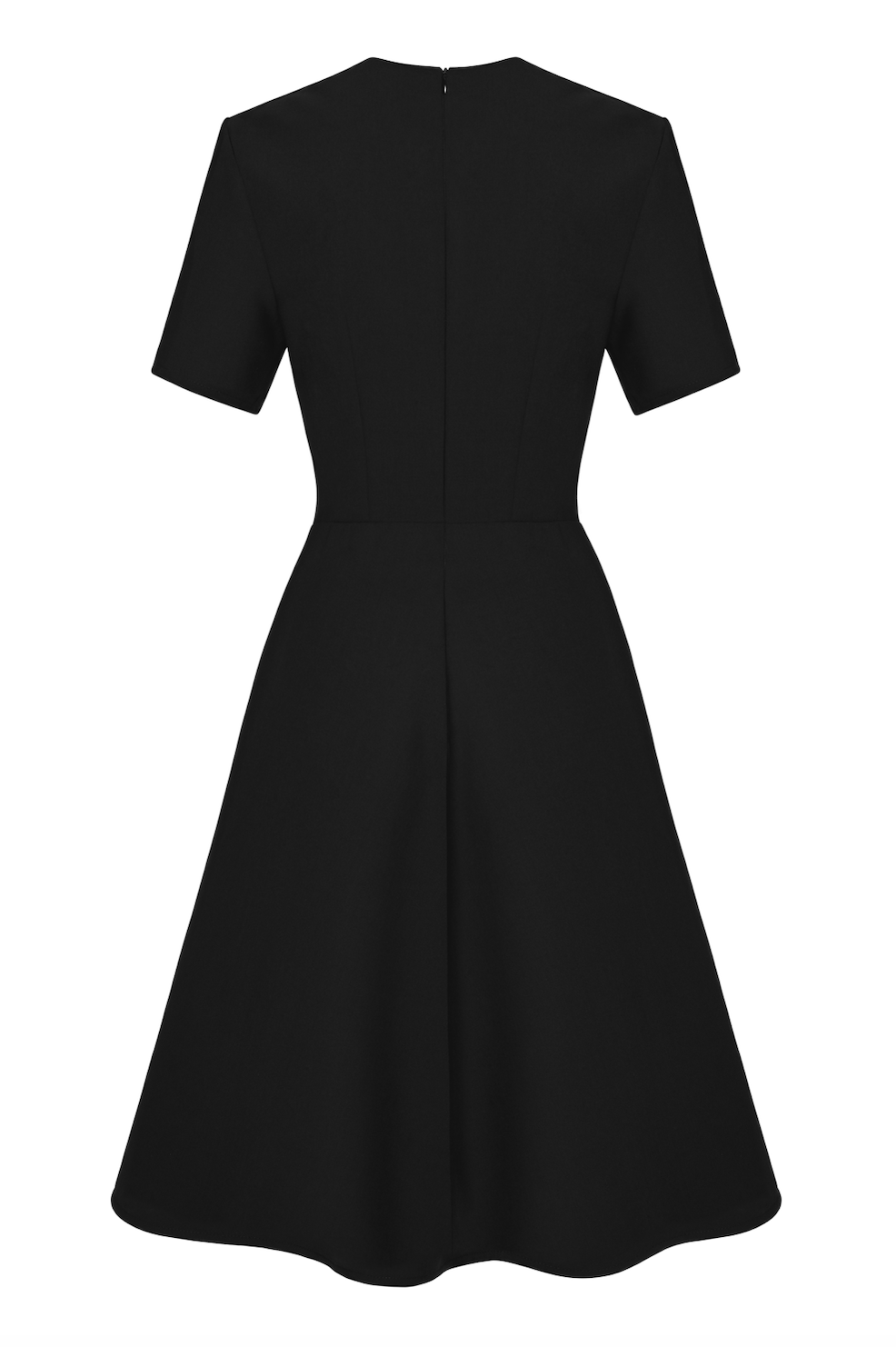 BLACK MIDI DRESS